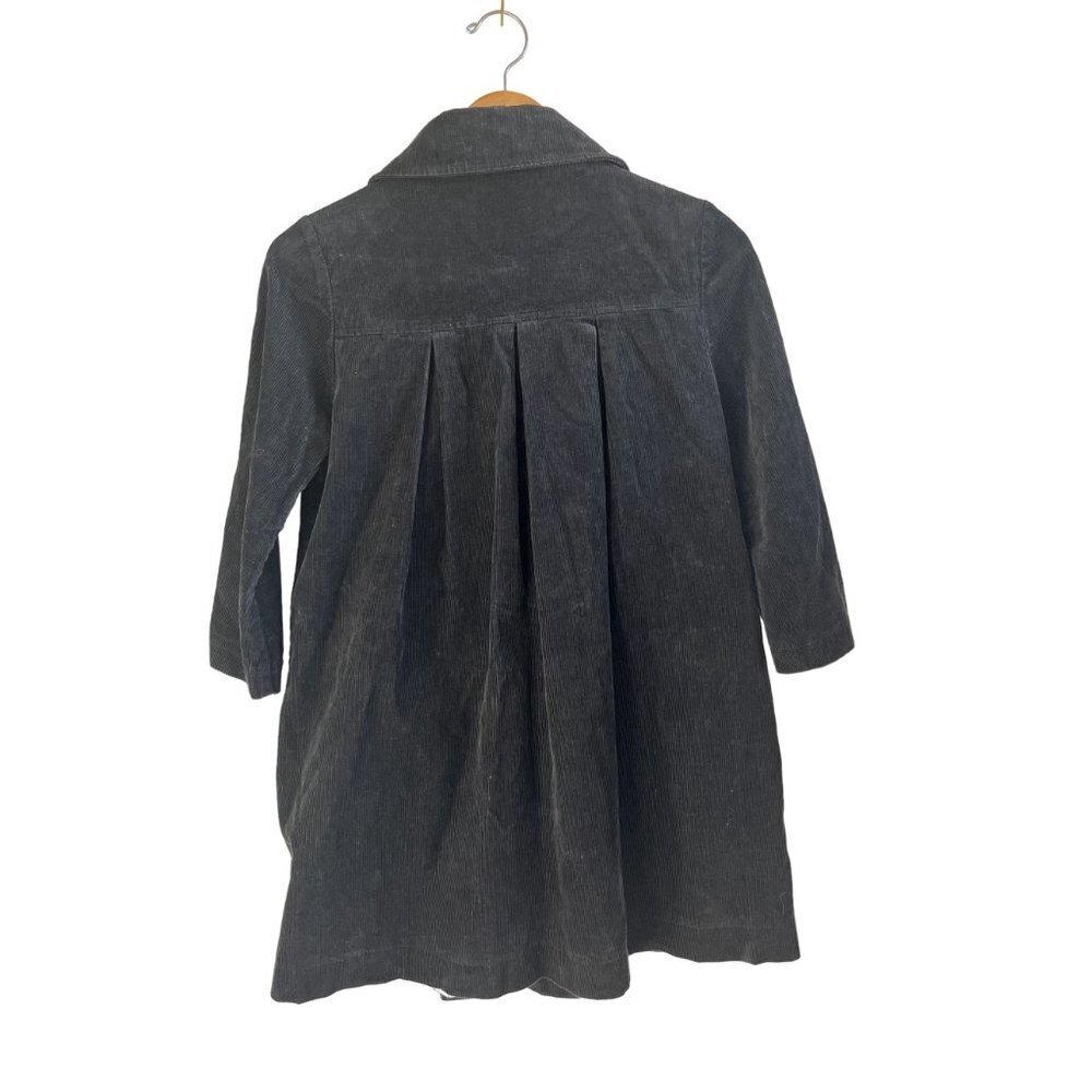 Adorable Jolt Boho Corduroy Black Coat - Picture 6 of 14